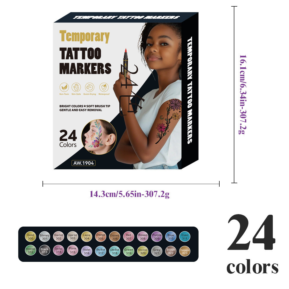 Safe Temporary Tattoo Pens