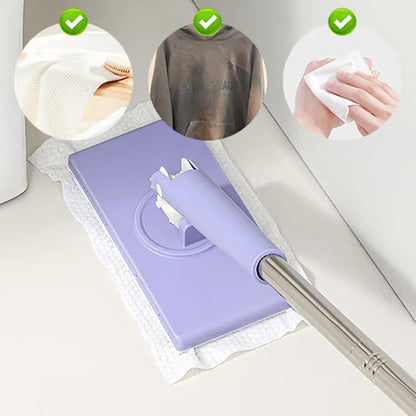 Convenient Cloth Changing Mini Mop — Hands-Free, 360° Multi-Surface Cleaning