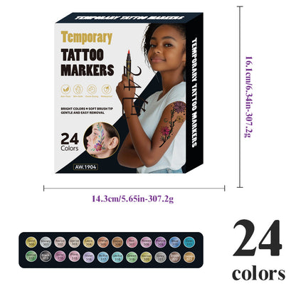 Safe Temporary Tattoo Pens
