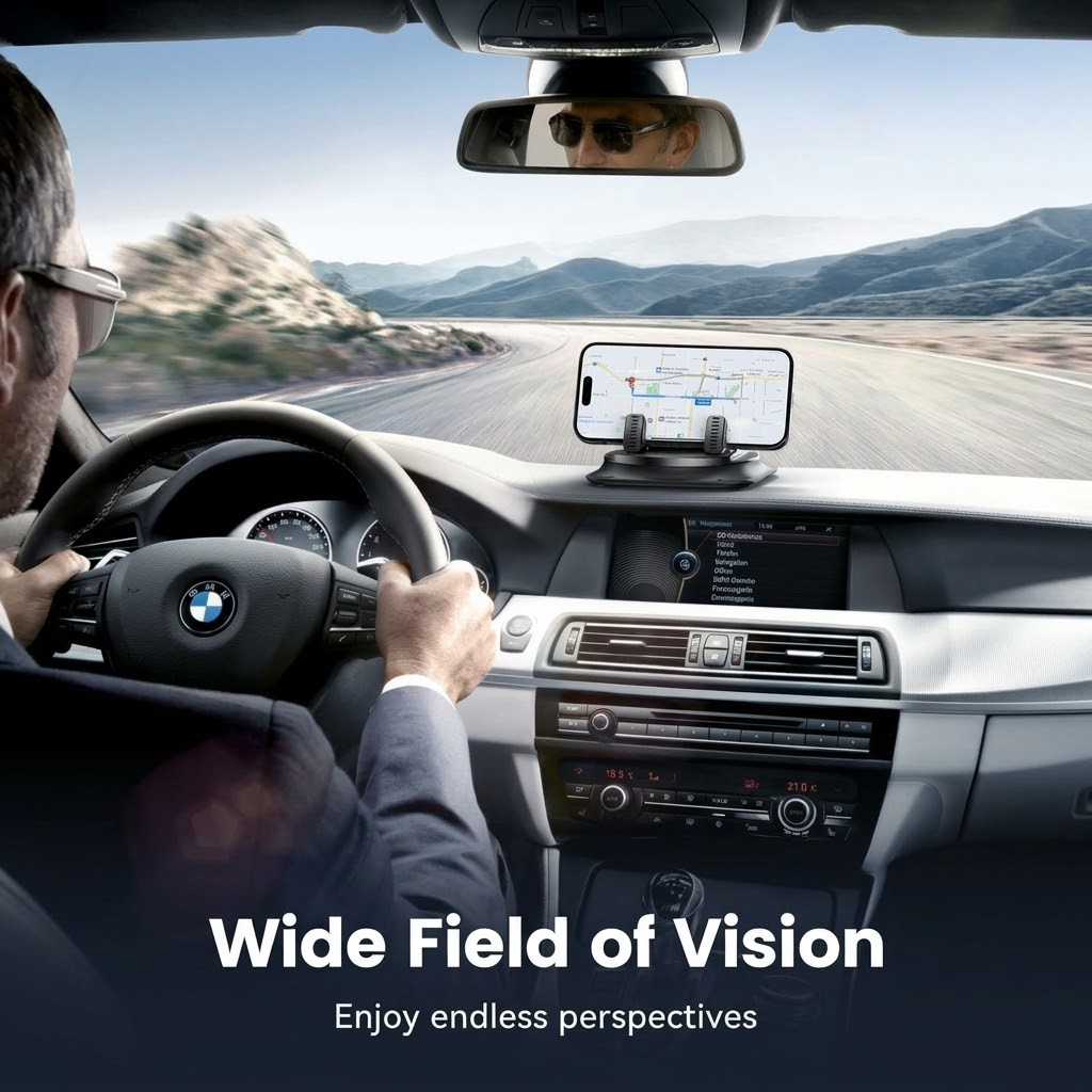 360 Degree Rotation Car Dashboard Phone Mount