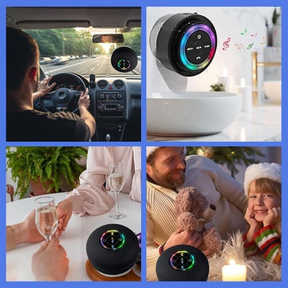 Mini Shower Speaker: IPX4-Certified Bass Boost
