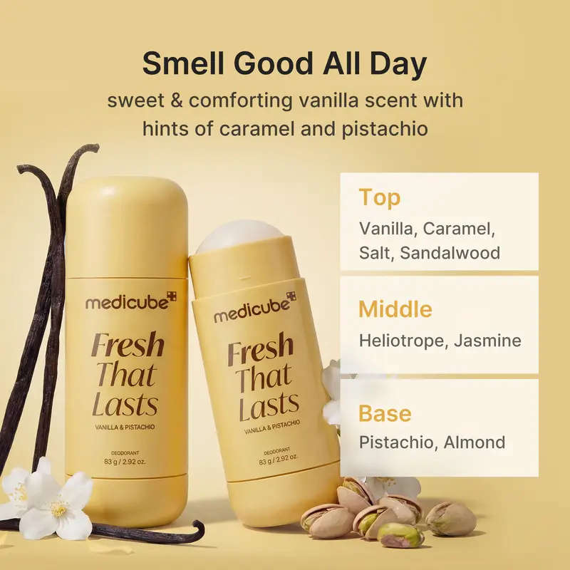 Vanilla & Pistachio Scented Deodorant
