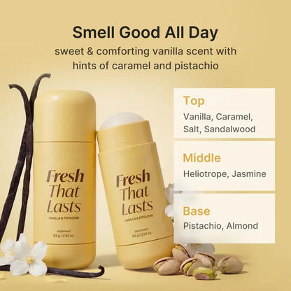 Vanilla & Pistachio Scented Deodorant