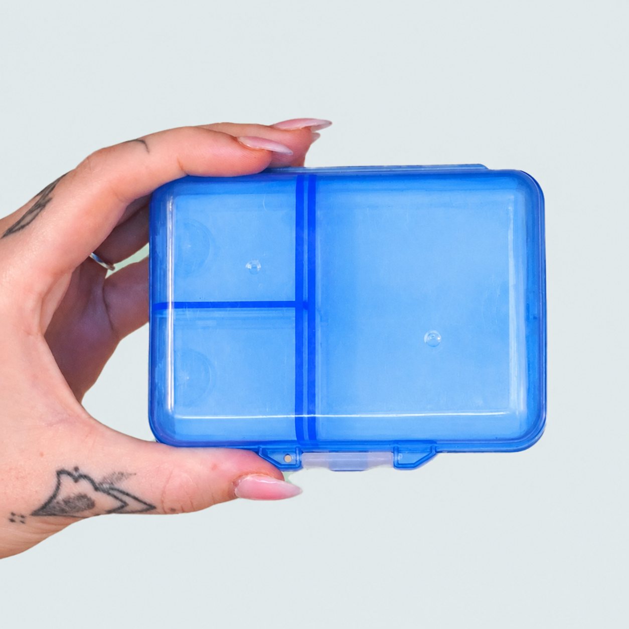 10-Compartment Portable Pill Organizer – Compact Medication & Vitamin Case