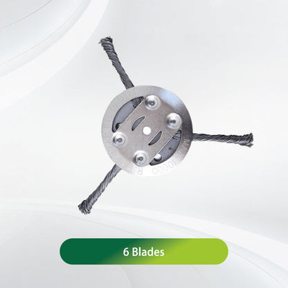 🔥Last Day 49% OFF-Universal Steel Wire Trimmer Head Replacement – Heavy-Duty Weed Brush Cutter Attachment for Electric & Cordless String Trimmers, Fits 5mm Shaft, Ideal for Grass, Moss & Rust Removal