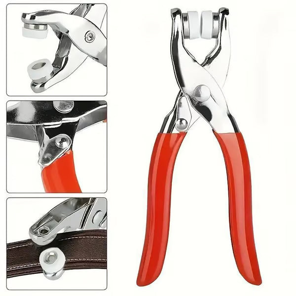🧵 Sewing Kit with Metal Buttons – Manual Pliers Tool Included