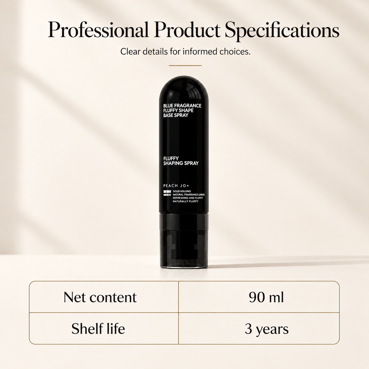90ml Fluffy Hair Shaping Spray Long Lasting Volumizing Mist