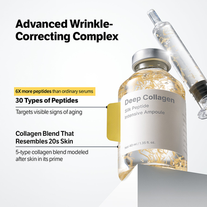 Women's Day Time-Limited Discount 50% OFF:Deep Collagen Silk Peptide Ampoule-1.35 fl oz (40 ml)