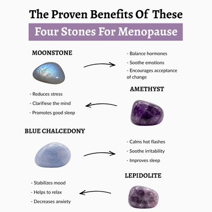 Natural Gemstone Menopause Support Bracelet