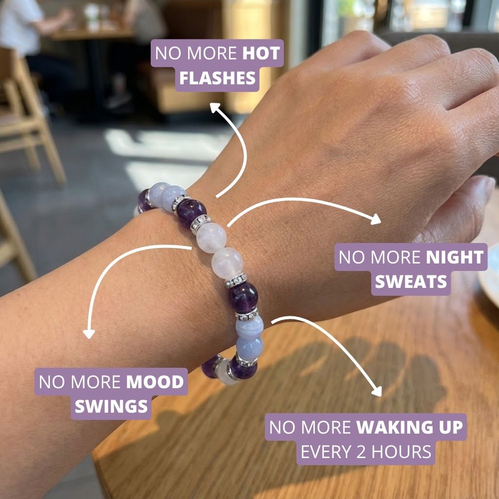 Natural Gemstone Menopause Support Bracelet