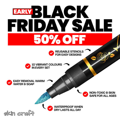 Safe Temporary Tattoo Pens