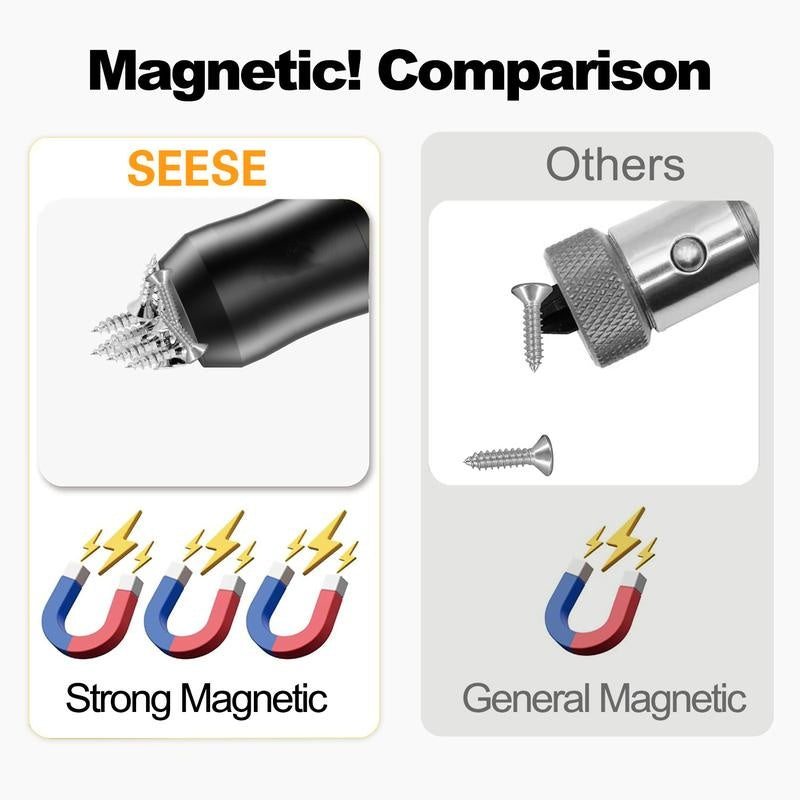 Strong Magnetic Screw Ring-Removable Magnetic Screwdriver Drill Bit Holder