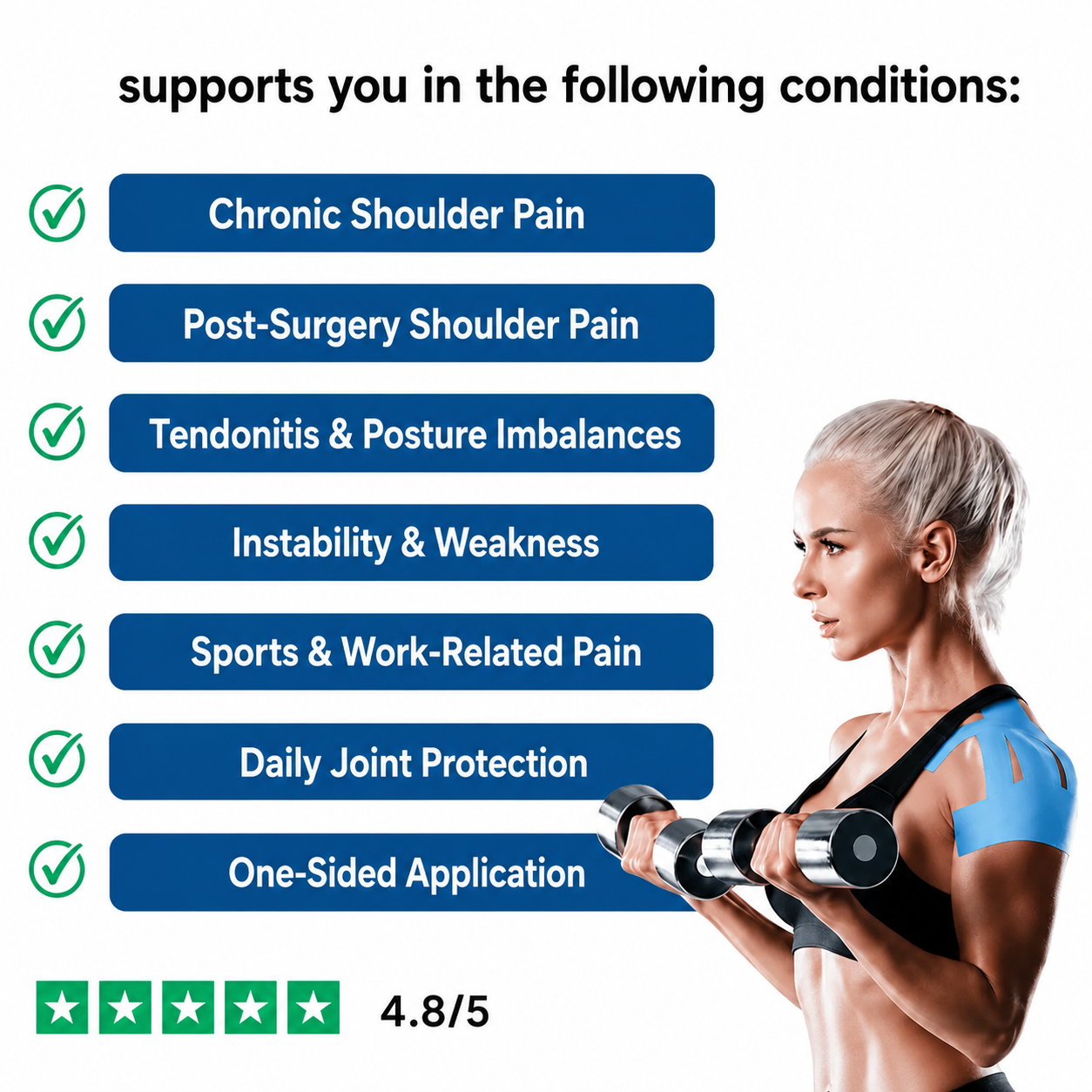 🔥Kinesiology Tape Reduce Shoulder Pain