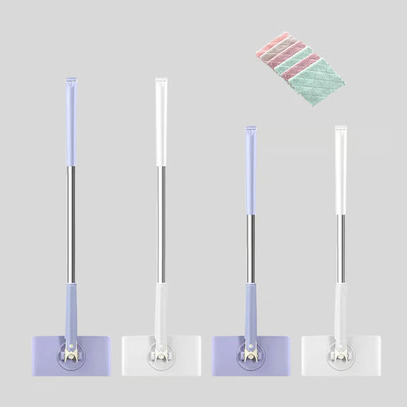 Convenient Cloth Changing Mini Mop — Hands-Free, 360° Multi-Surface Cleaning