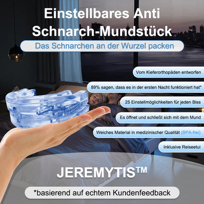 JEREMYTIS™ Adjustable Anti-Snoring Mouthpiece
