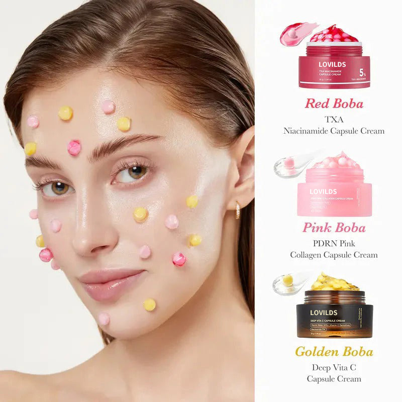 🔥🔥Final 6 hours 60% OFF:🌸LOVILDS™Mix & Match Boba Cream Set