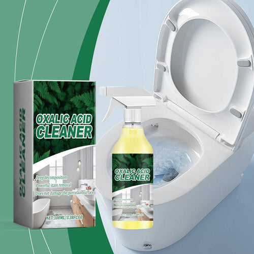 🔬 【CLEARANCE!】Molecular-Level Cleaning Tech! Oxalic Acid Bathroom Cleaner Dissolves Rust