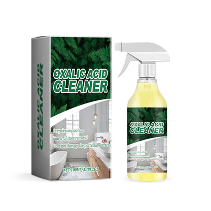 🔬 【CLEARANCE!】Molecular-Level Cleaning Tech! Oxalic Acid Bathroom Cleaner Dissolves Rust