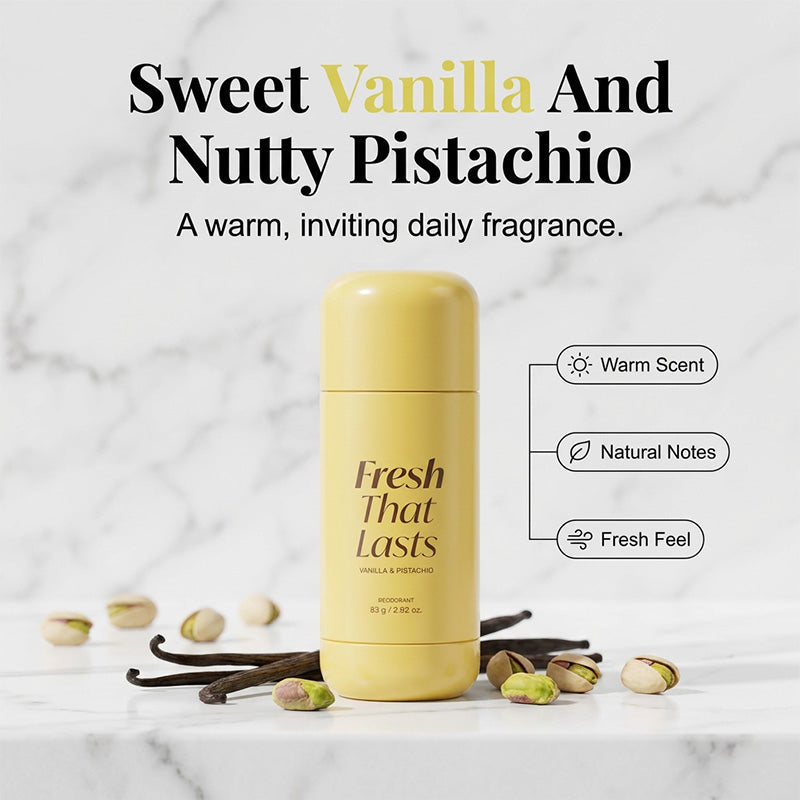 Vanilla & Pistachio Scented Deodorant