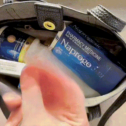 10-Compartment Portable Pill Organizer – Compact Medication & Vitamin Case